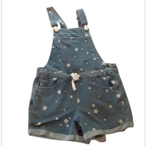 Size 8 girls Justice star overall blue jean shorts 🌟🤩